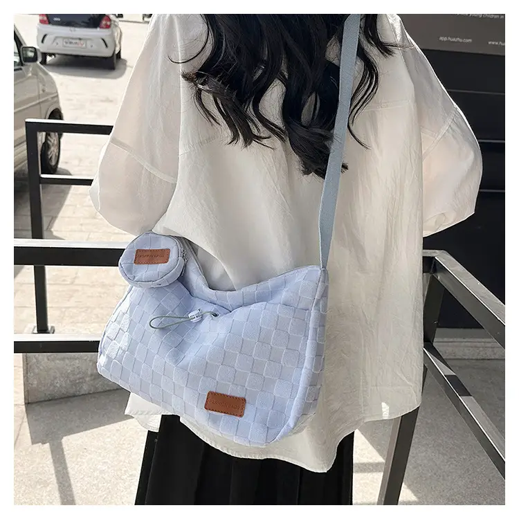 Women's Beige Woven Shoulder Tote Bag Spring 2023 — feature 17