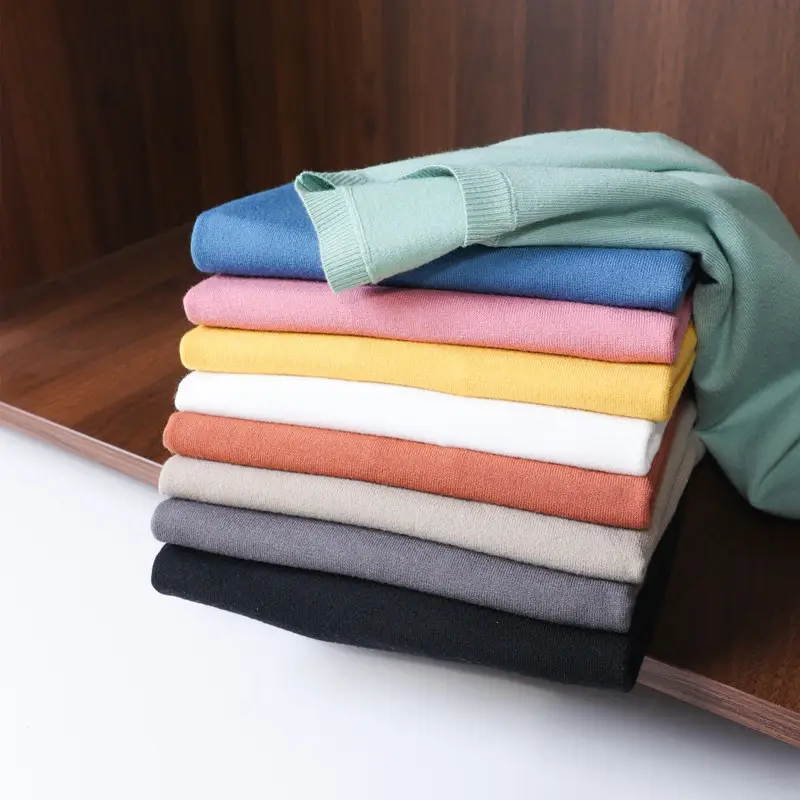 Men Grey Knit Turtleneck Short Sleeve Casual Wear - Image 13