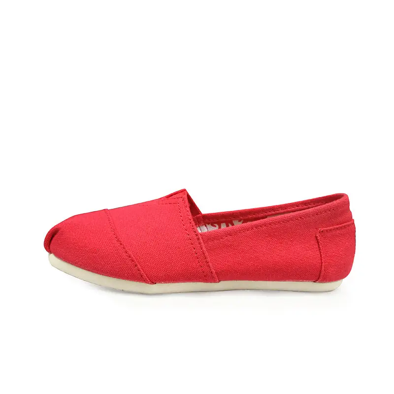 Cross-border Thomas Canvas Shoes Soft Sole Comfortable Men's and Women's Lazy Slip-on Shoes Large Size Flat Casual Toms Shoes