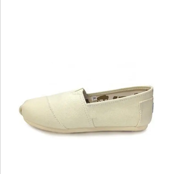 Cross-border Thomas Canvas Shoes Soft Sole Comfortable Men's and Women's Lazy Slip-on Shoes Large Size Flat Casual Toms Shoes