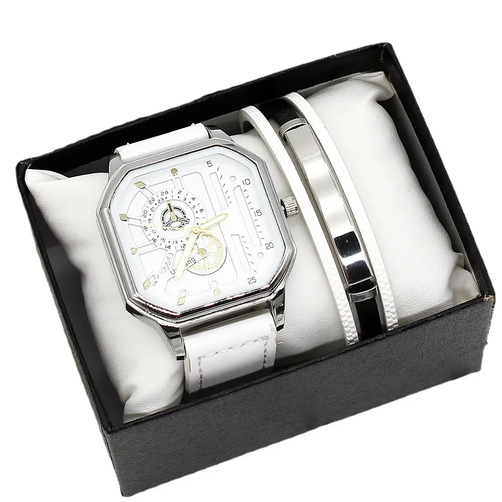 Women's Pink Quartz Watch with Leather Band - Image 5