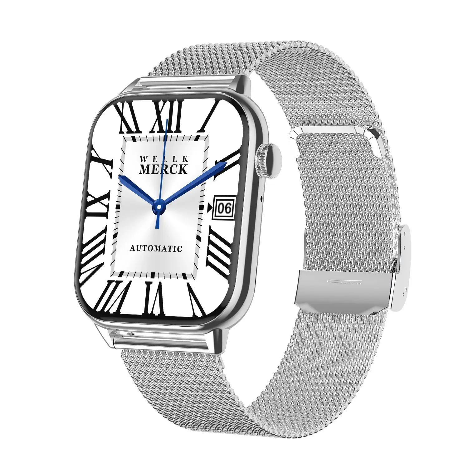 Smart Watch Orange Mesh Band with Heart Rate & Blood Pressure Monitor - Image 5