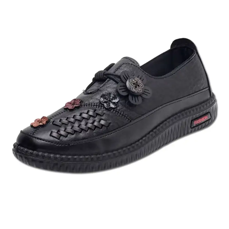Spring and Autumn New Old Beijing Cloth Shoes Women's Single-layer Shoes Non-slip Soft Sole Comfortable Wear-resistant Slip-on Shoes for Middle-aged and Elderly Mothers - Image 6