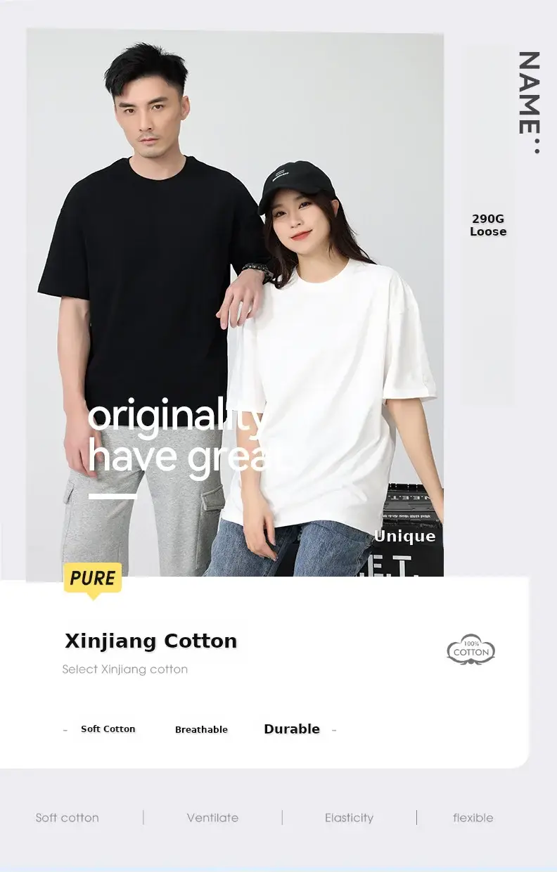 Men Pure Cotton T-Shirt Short Sleeve Round Neck — feature 1