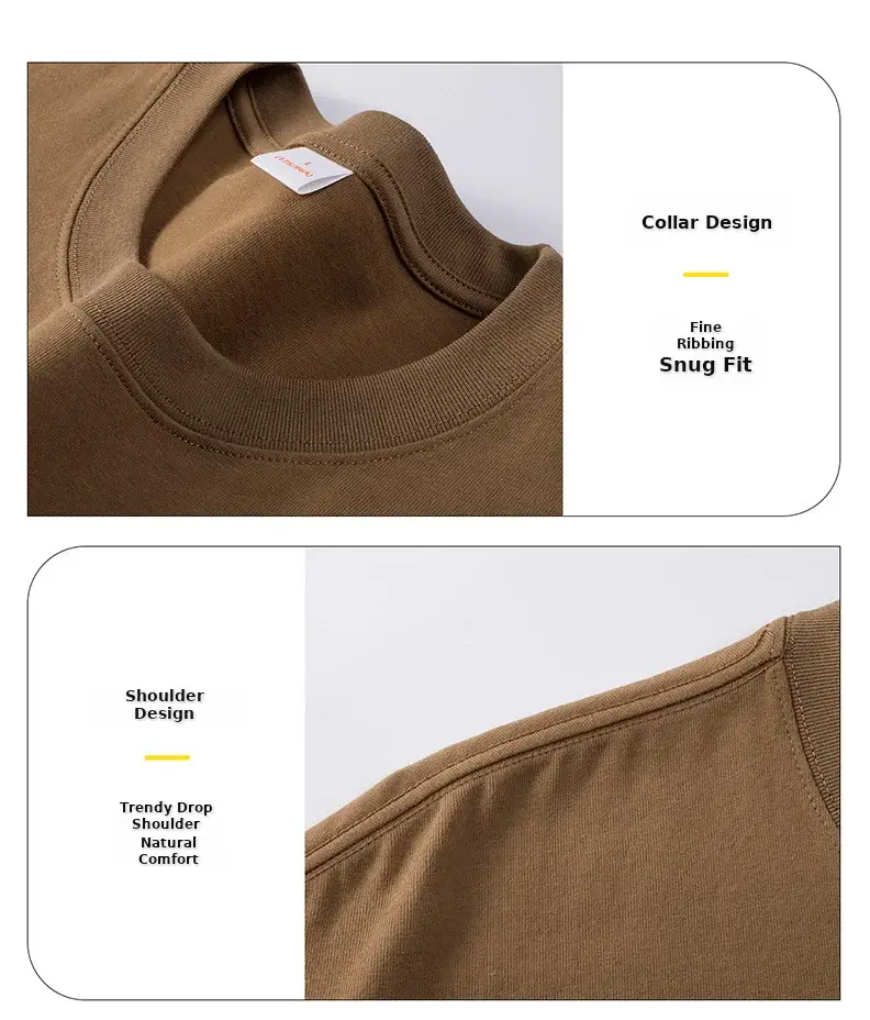Men Pure Cotton T-Shirt Short Sleeve Round Neck — feature 8