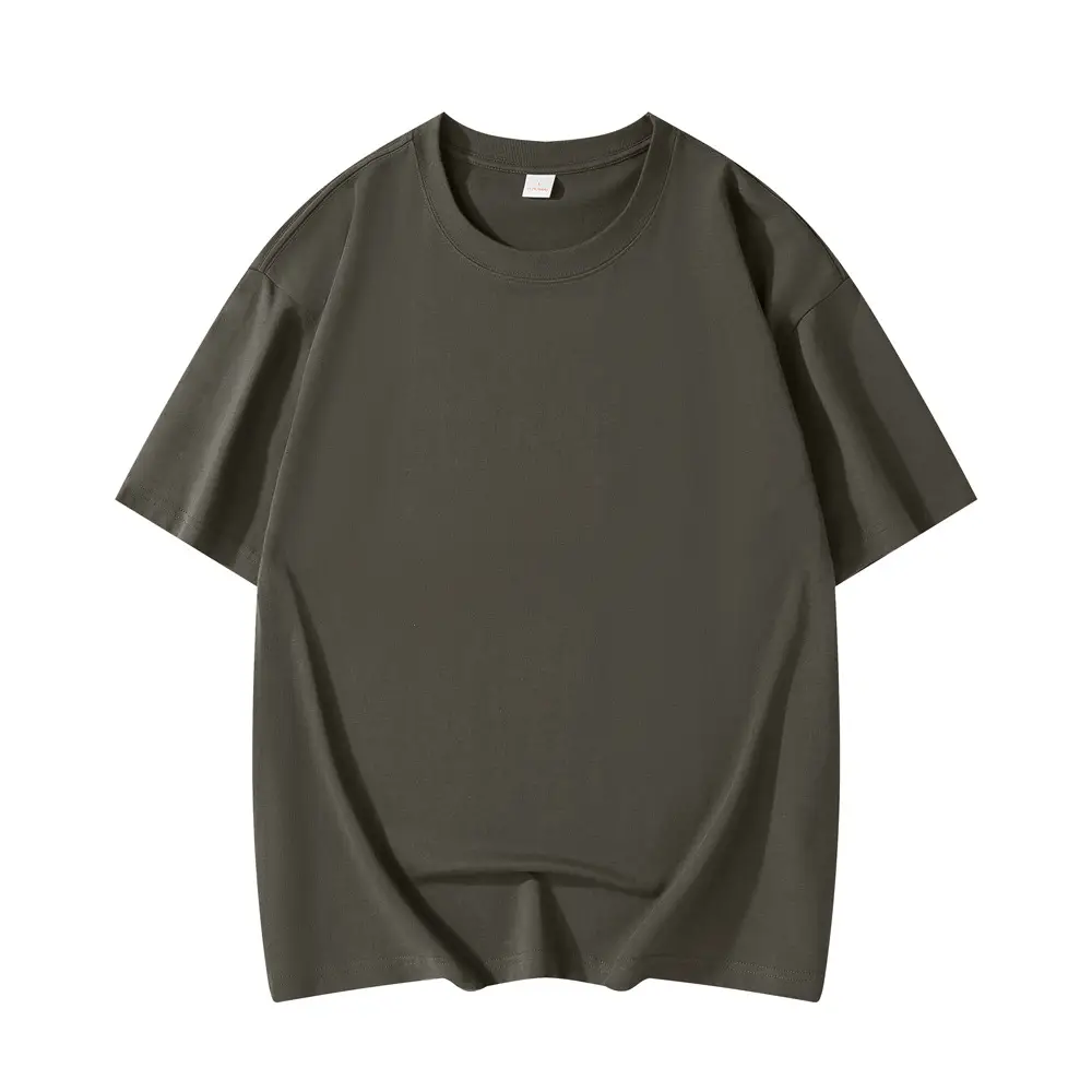 Men Pure Cotton T-Shirt Short Sleeve Round Neck - Image 7