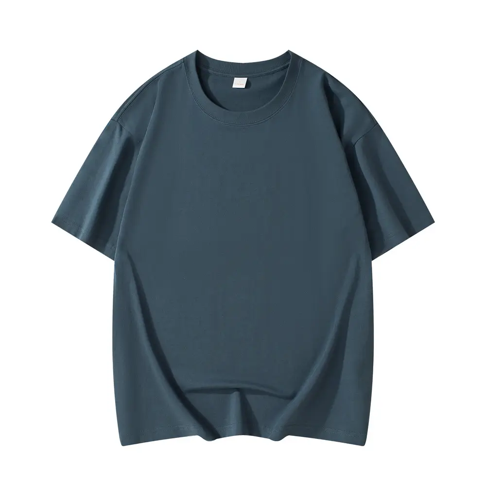 Men Pure Cotton T-Shirt Short Sleeve Round Neck - Image 8