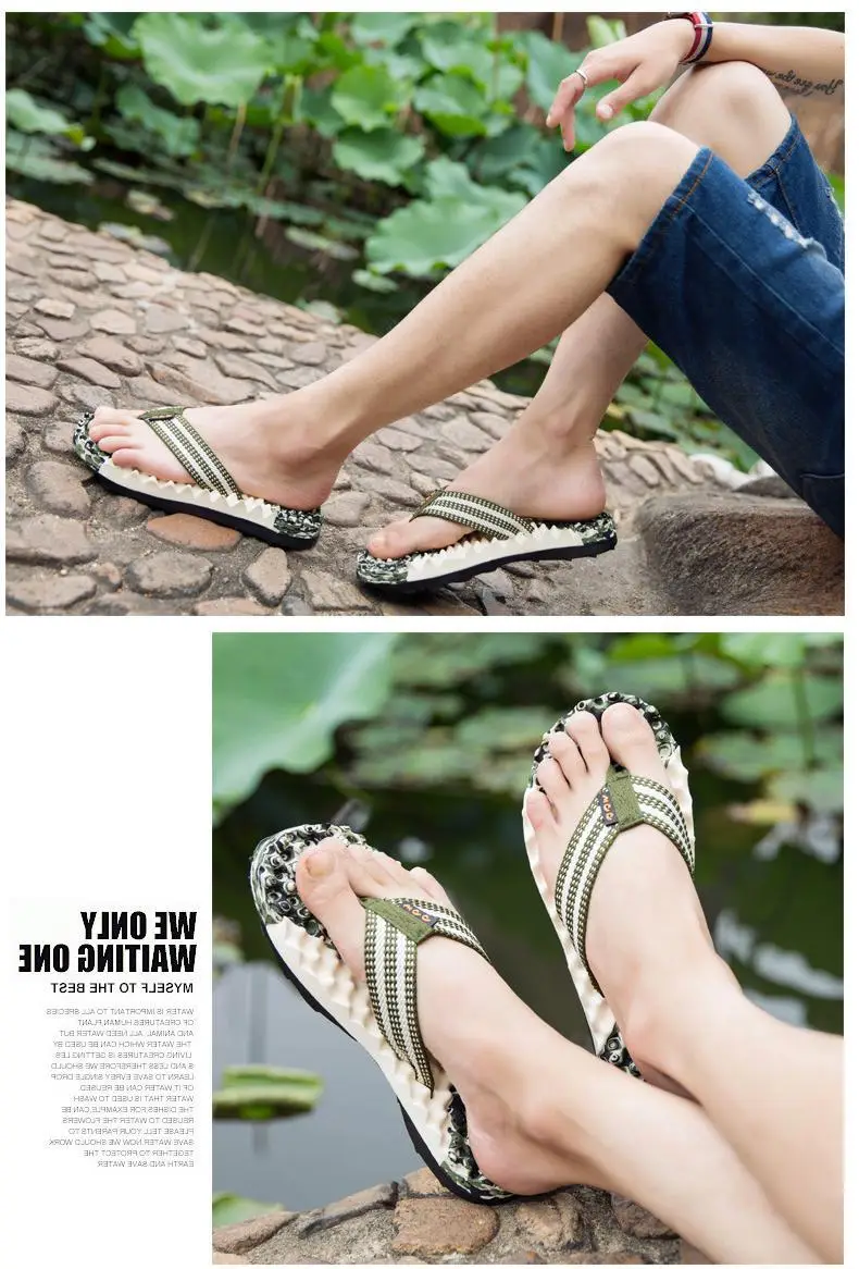 Fujian Men's Embellished Silver Slippers Summer Casual — feature 15