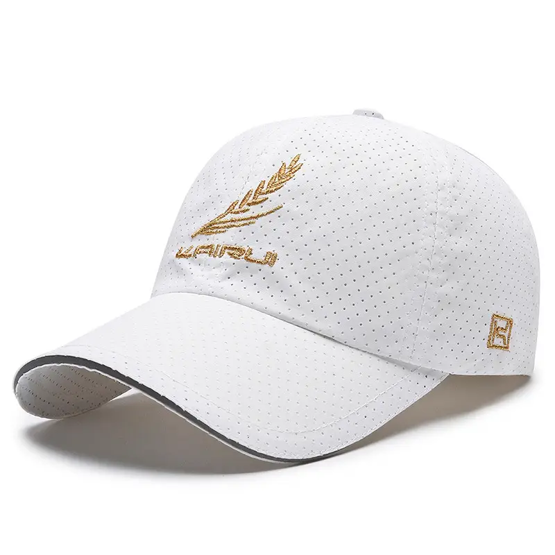 Men Grey Embroidered Baseball Cap with Ear Patch - Image 9