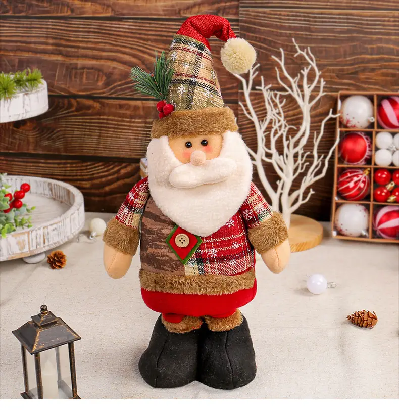 Jingchen Cross-Border Christmas Doll Window Decorations Santa Snowman — feature 7