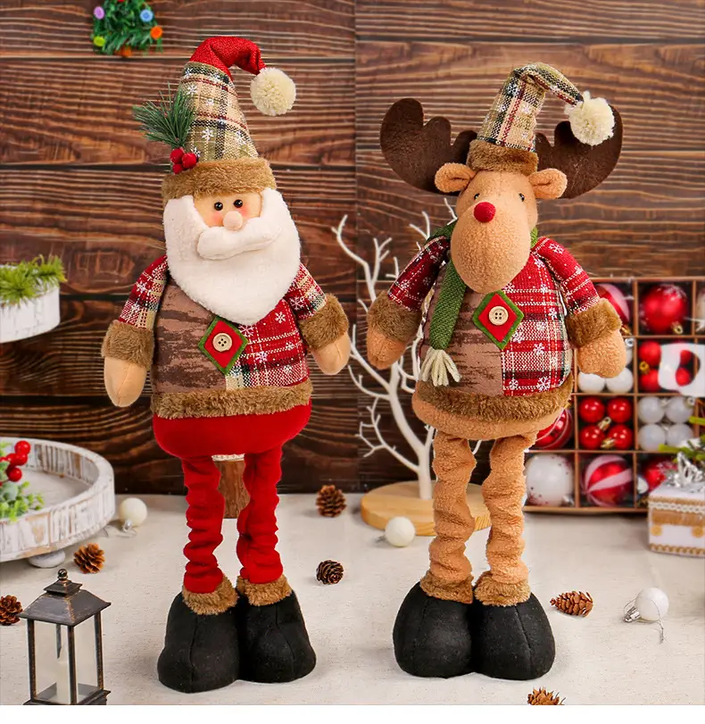 Jingchen Cross-Border Christmas Doll Window Decorations Santa Snowman — feature 8