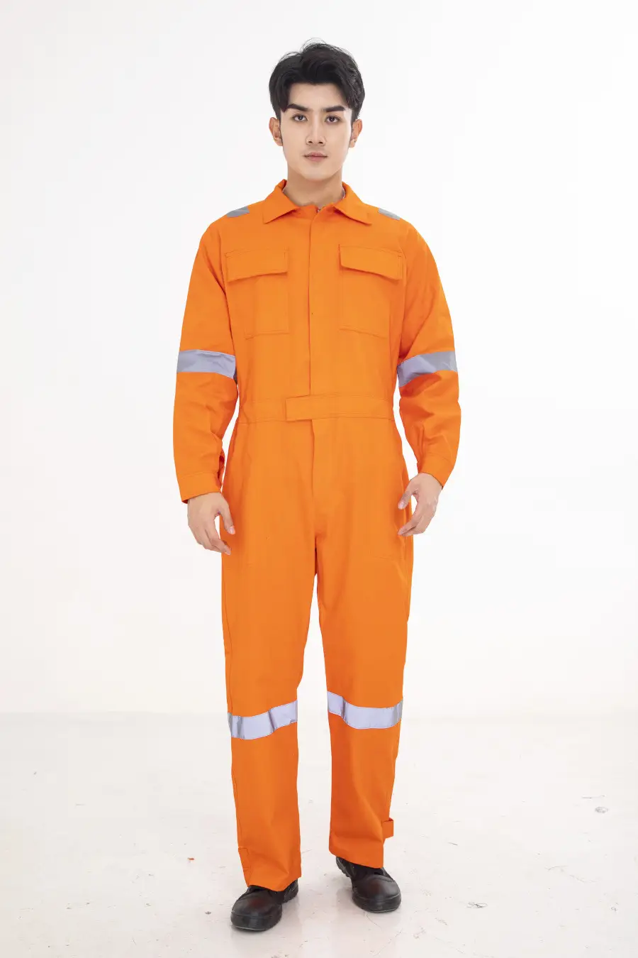 Orange All-In-One Welding Suit for Auto Repair & Dust Protection — feature 21