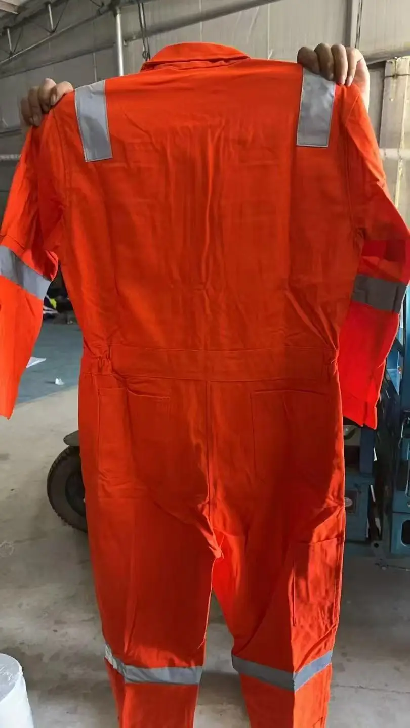 Orange All-In-One Welding Suit for Auto Repair & Dust Protection — feature 30