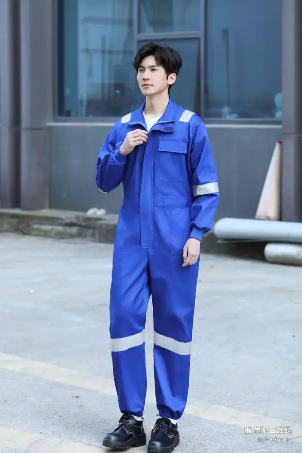 Orange All-In-One Welding Suit for Auto Repair & Dust Protection — feature 36