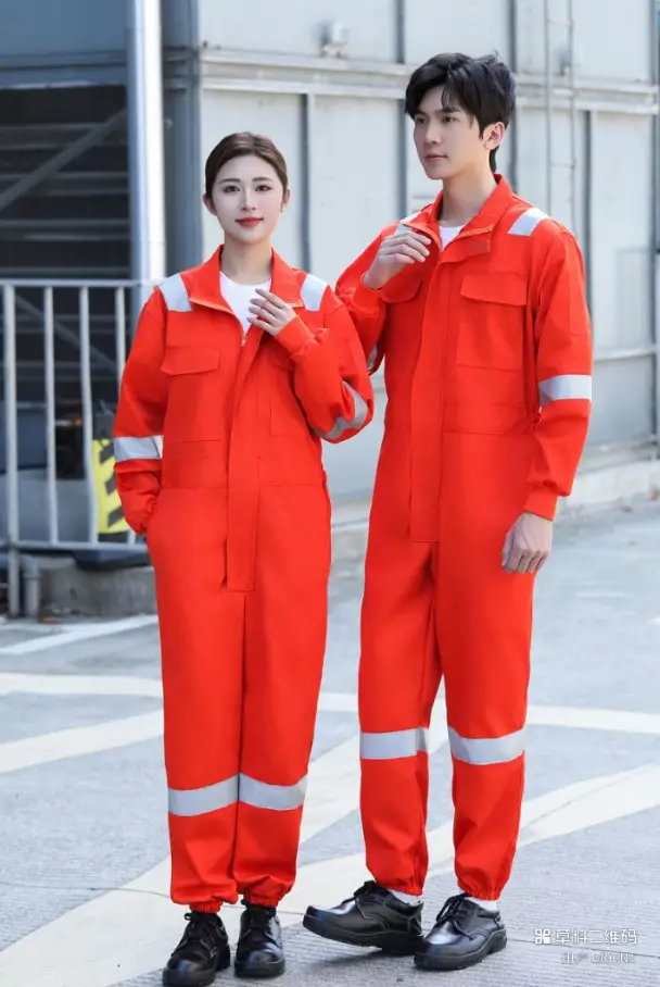 Orange All-In-One Welding Suit for Auto Repair & Dust Protection — feature 40