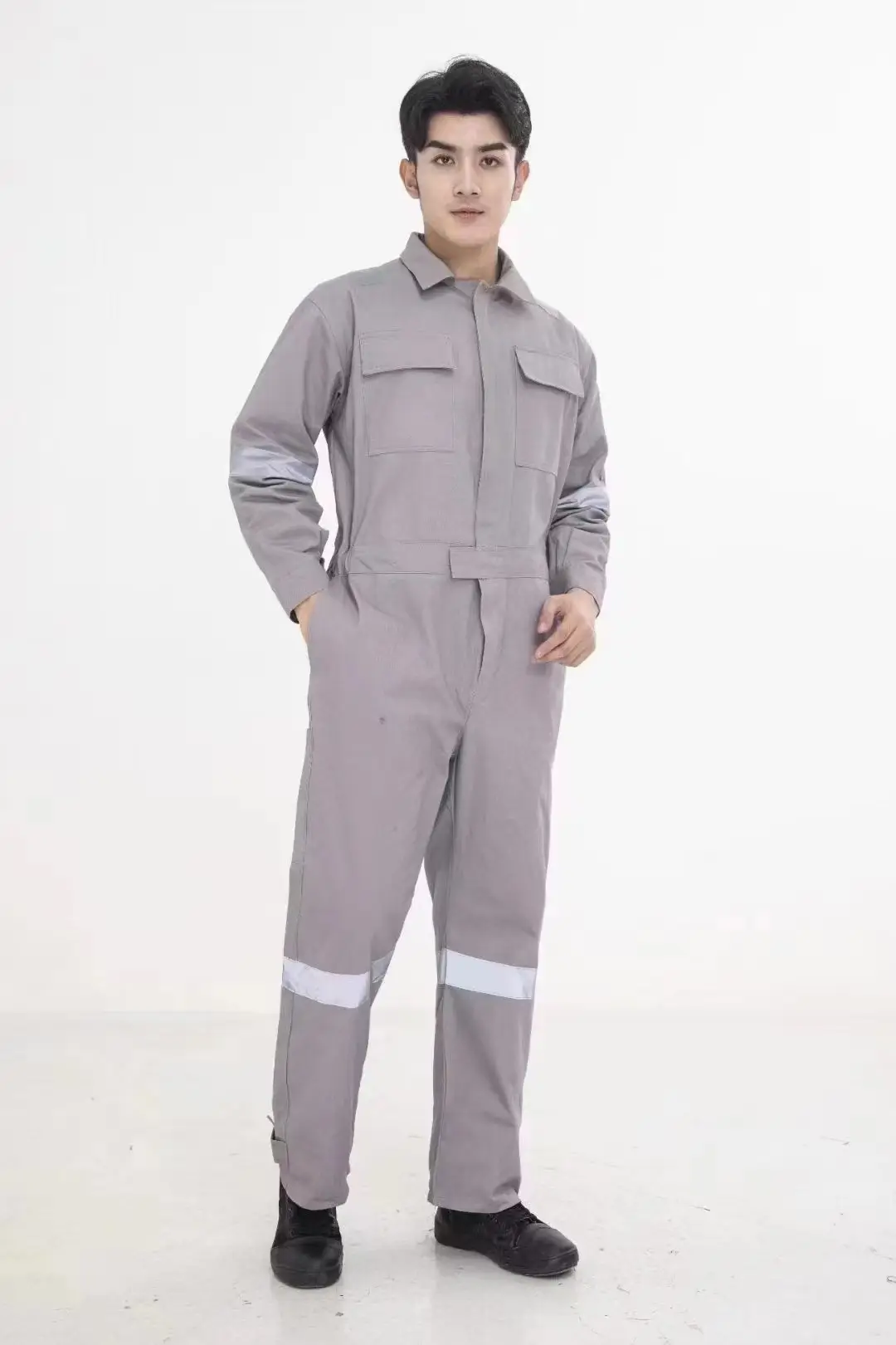 Orange All-In-One Welding Suit for Auto Repair & Dust Protection — feature 9