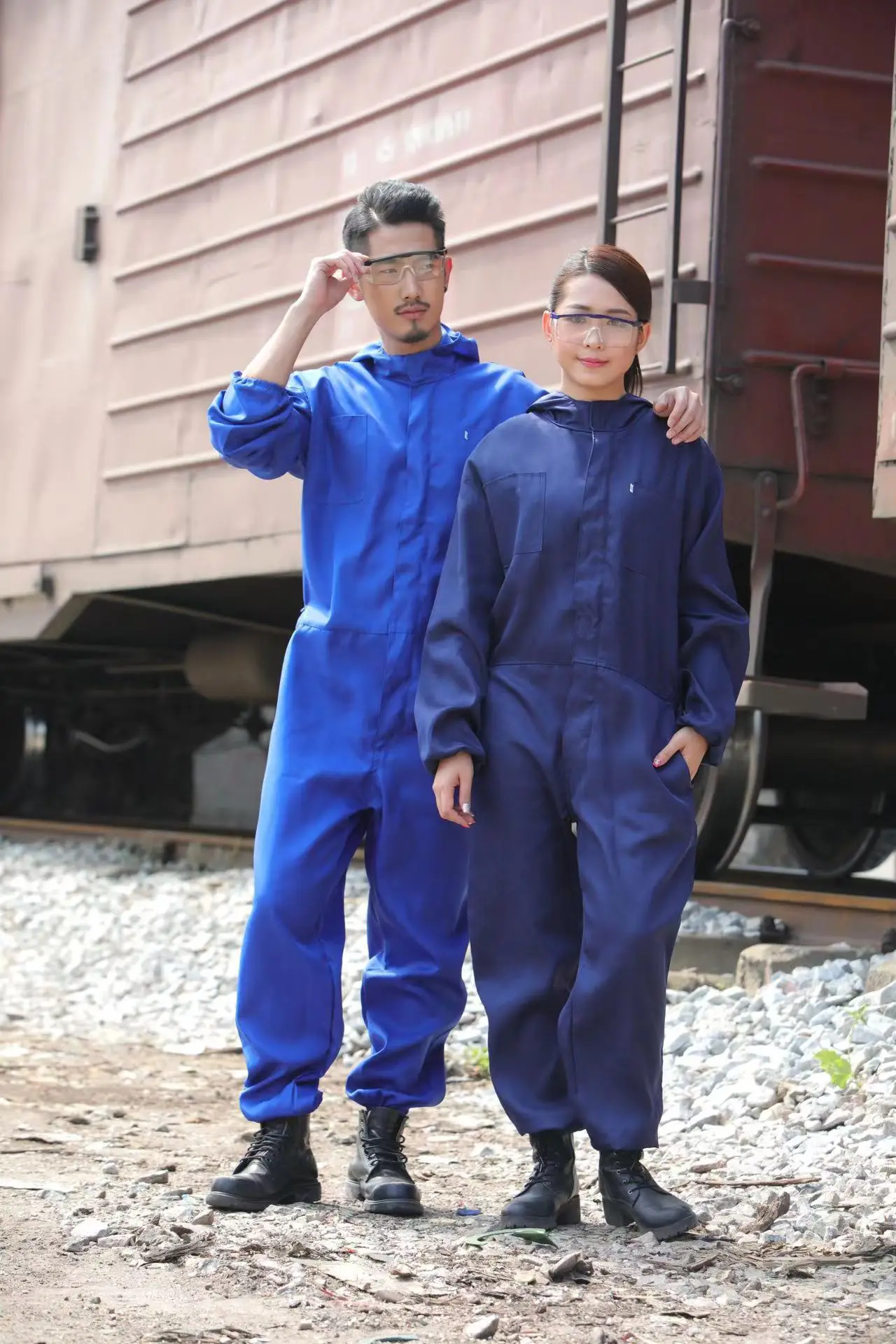 Orange All-In-One Welding Suit for Auto Repair & Dust Protection — feature 13