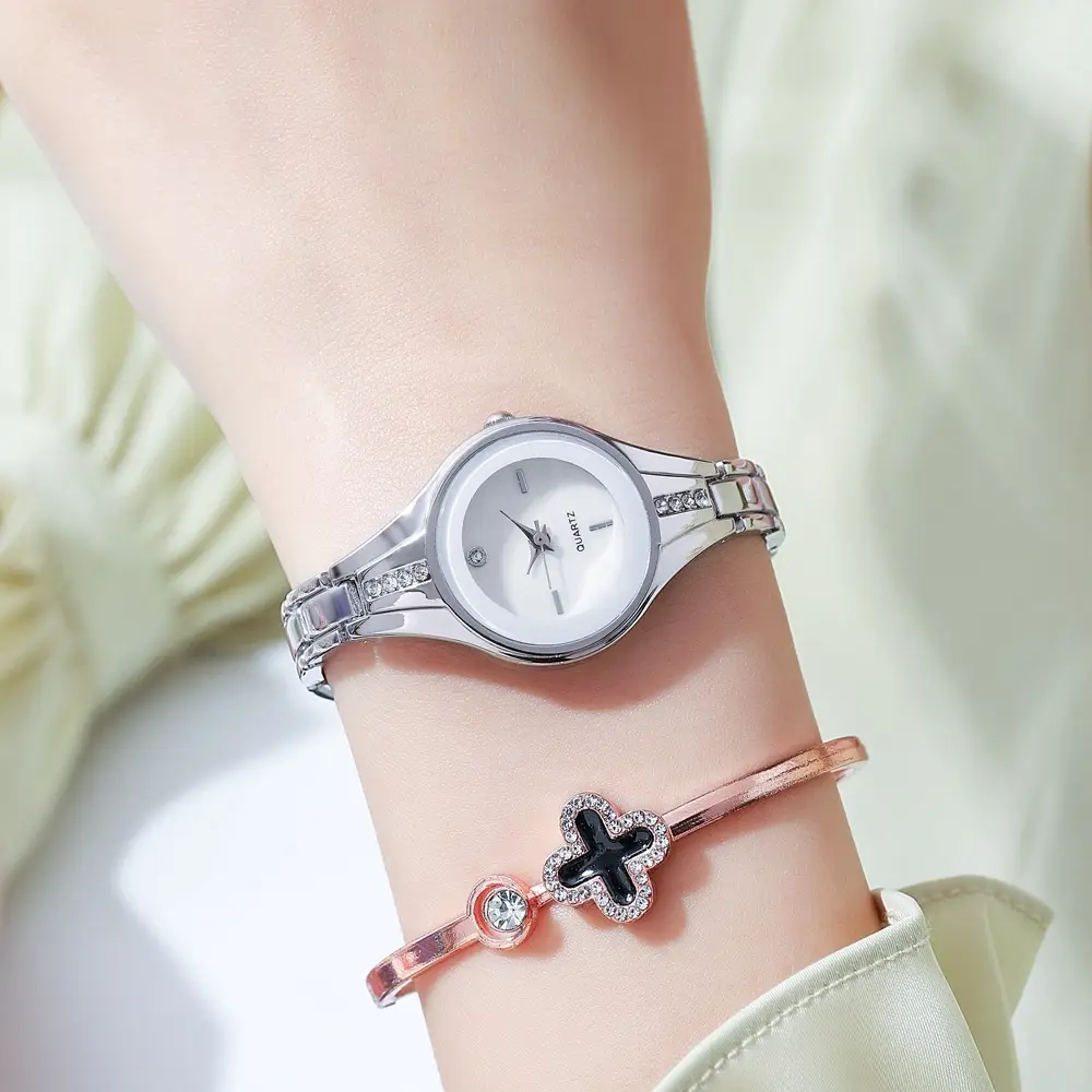 Girls Crystal Bracelet Watch Set for Girls