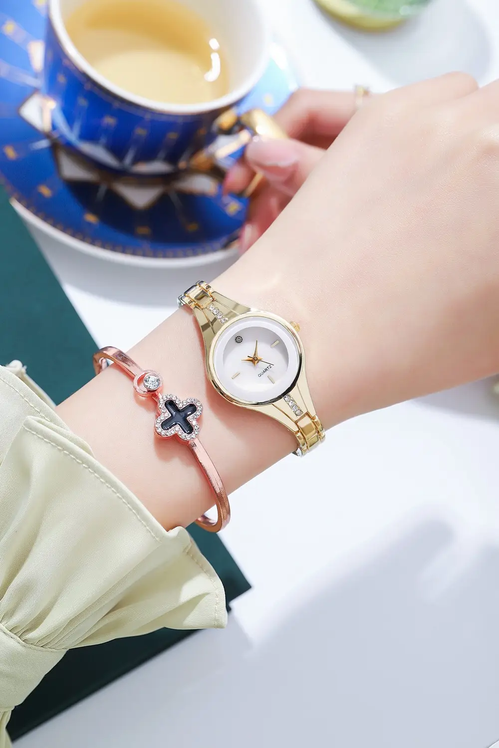 Girls Crystal Bracelet Watch Set for Girls — feature 5