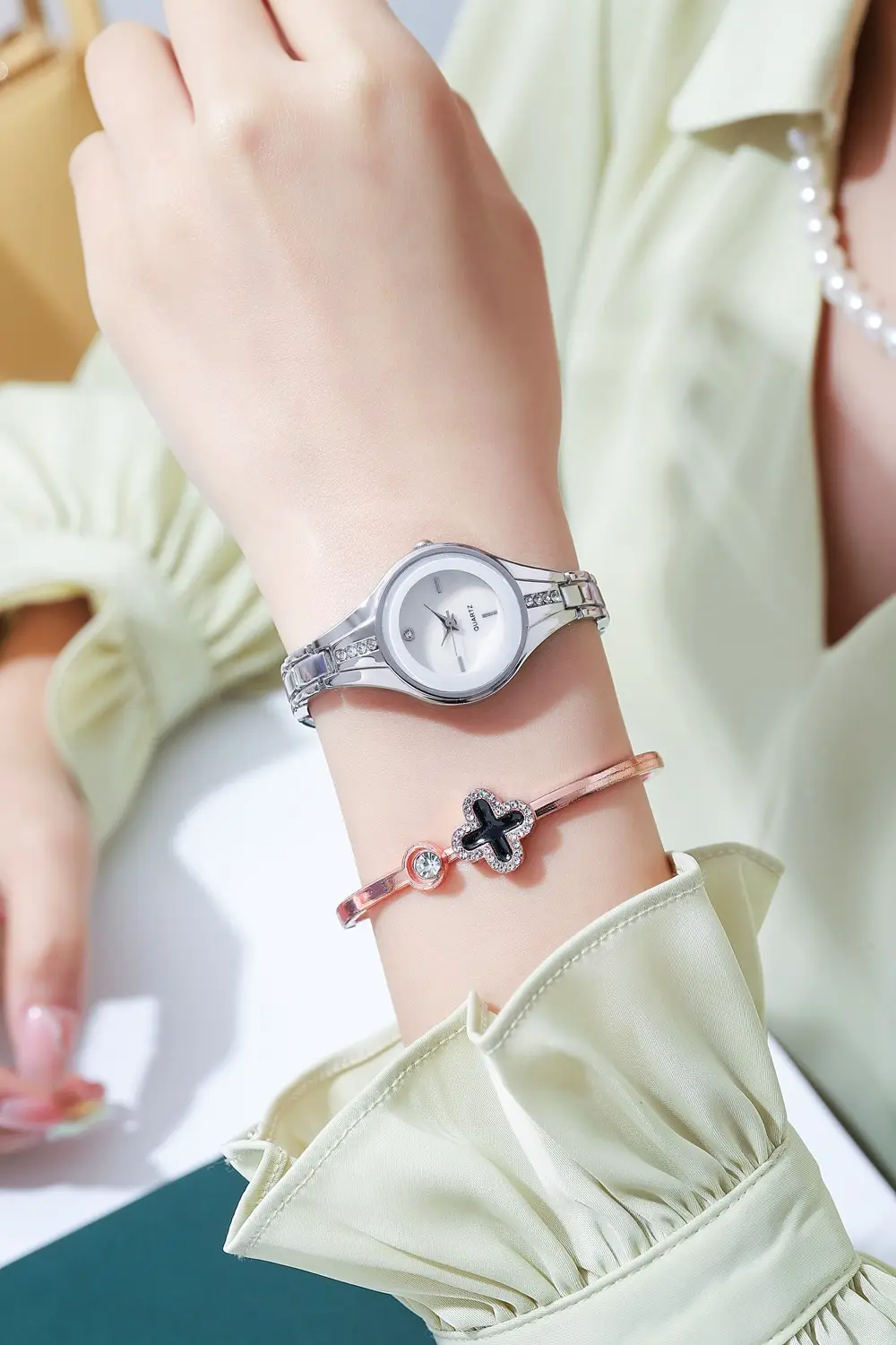 Girls Crystal Bracelet Watch Set for Girls — feature 6