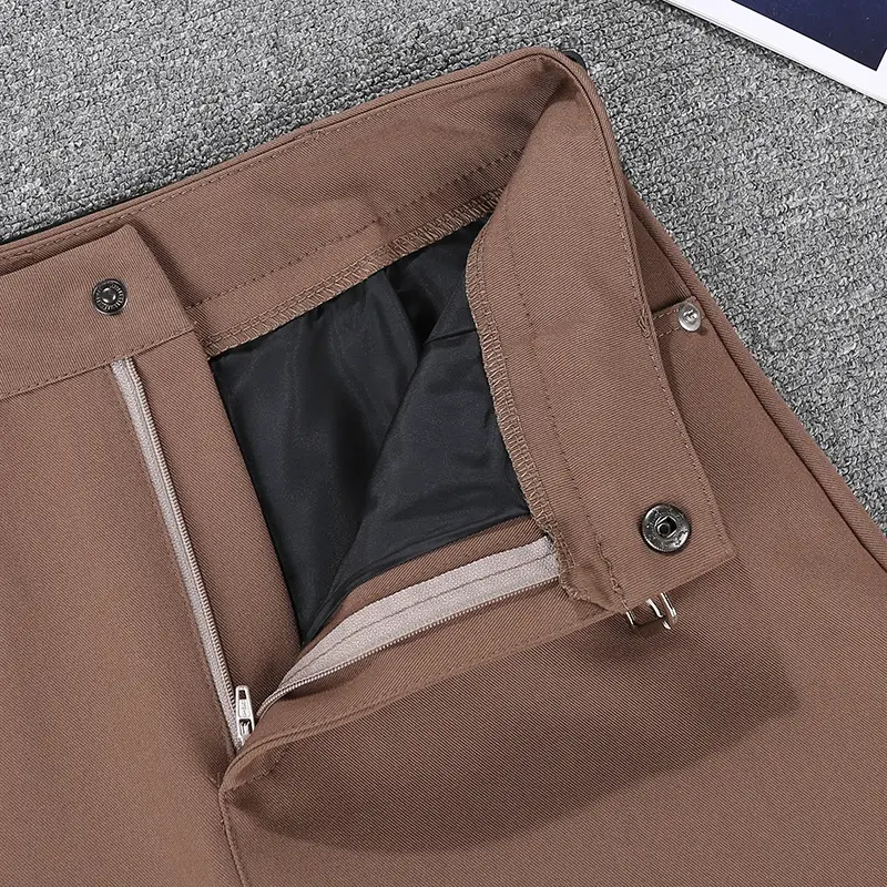 Korean Style Gray Suit Dress Women High Waist Slimming Belted — feature 13