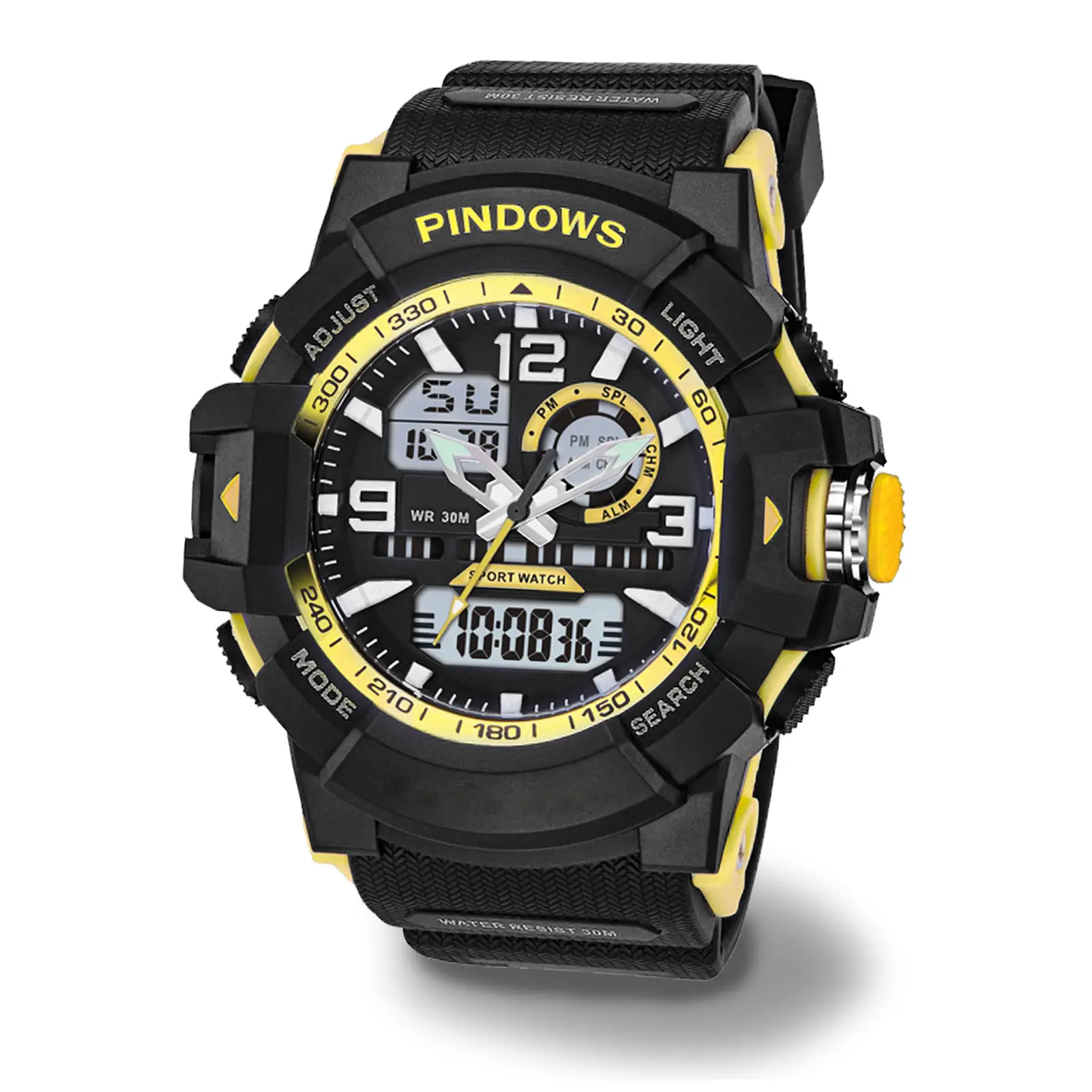 Classic Camouflage Waterproof Large Dial Multifunctional Watch