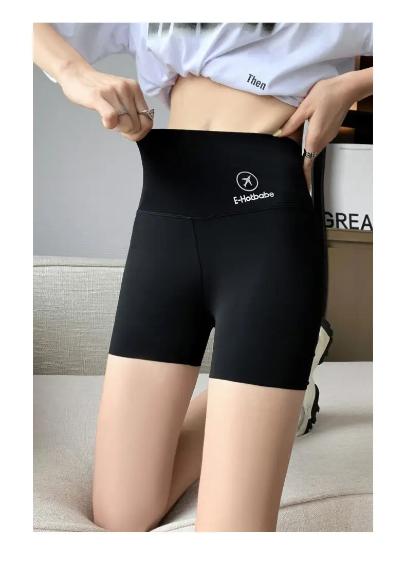 Women's Green Sharkskin Shorts Three Quarter Length — feature 19
