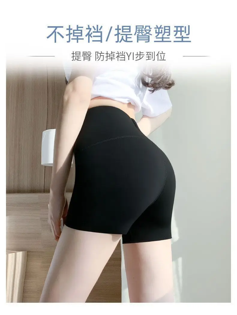 Women's Green Sharkskin Shorts Three Quarter Length — feature 6