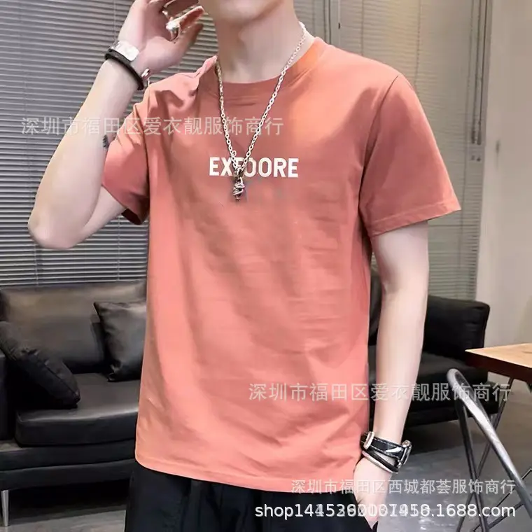 Men Black Graphic T-Shirt Casual Streetwear - Image 3
