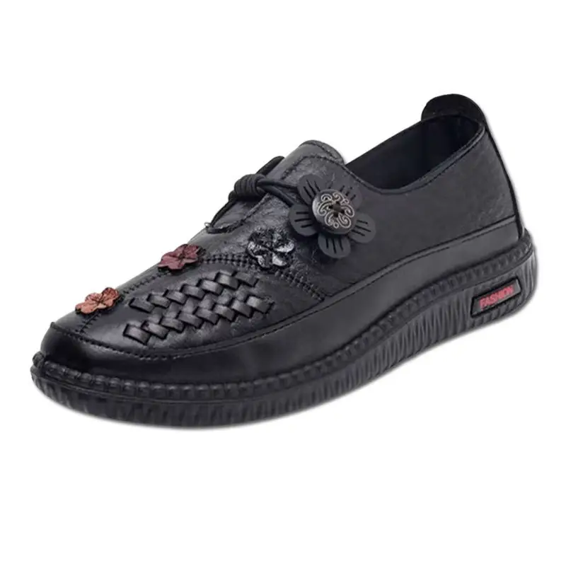 Spring New Old Beijing Cloth Shoes Women's Single-layer Shoes Non-slip Soft Sole Wear-resistant Slip-on Shoes for Middle-aged and Elderly Mothers - Image 7