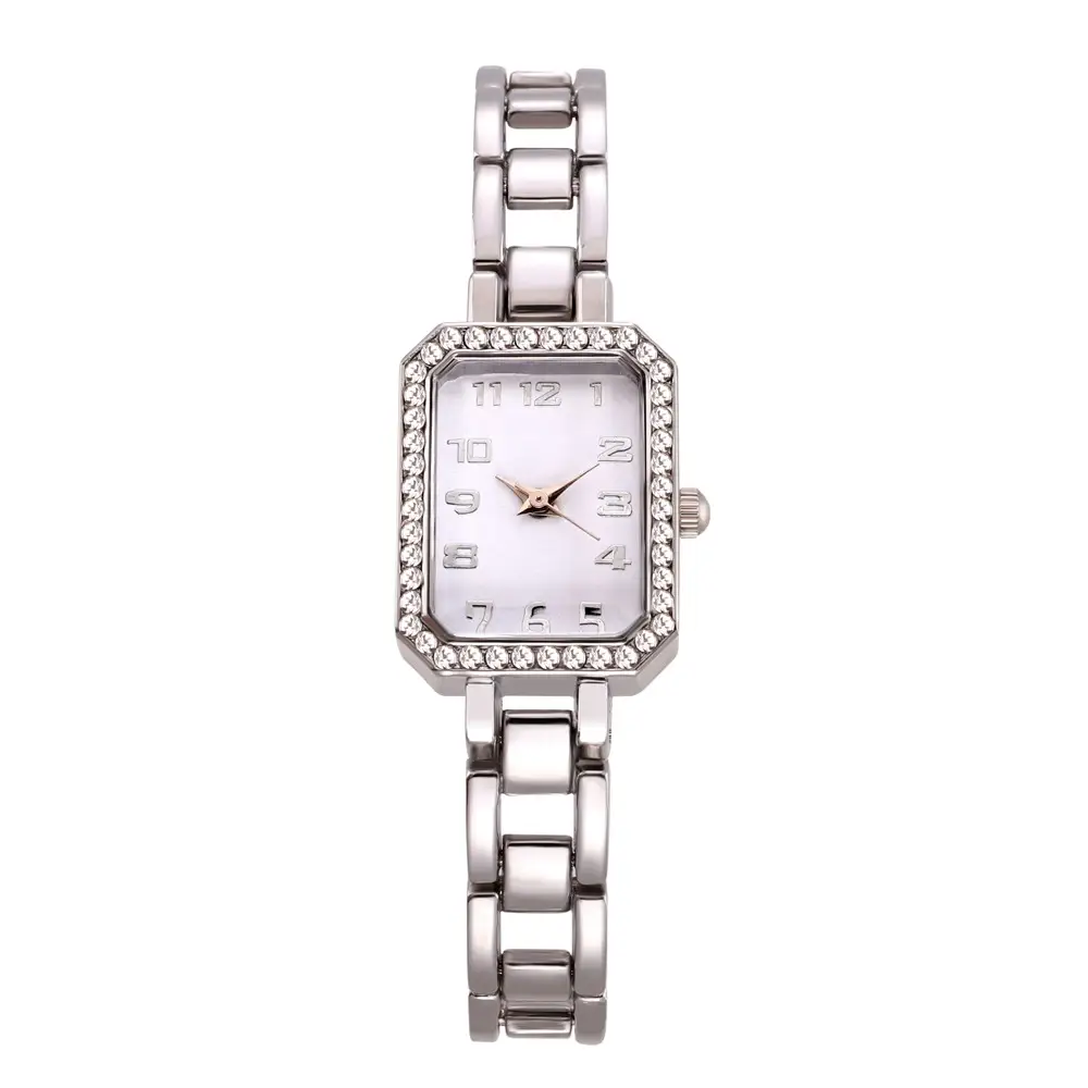 Rose Gold Women's Square Diamond Watch — feature 16