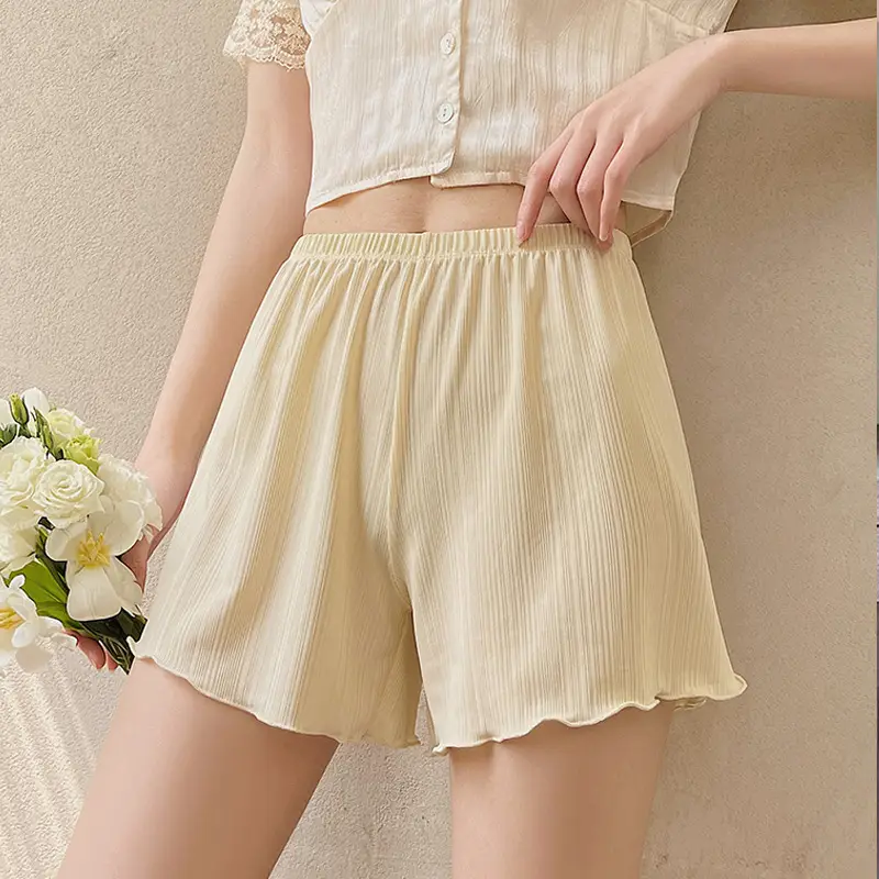 White Lace Shorts Women Summer Non-Curling Loose Fit - Image 9