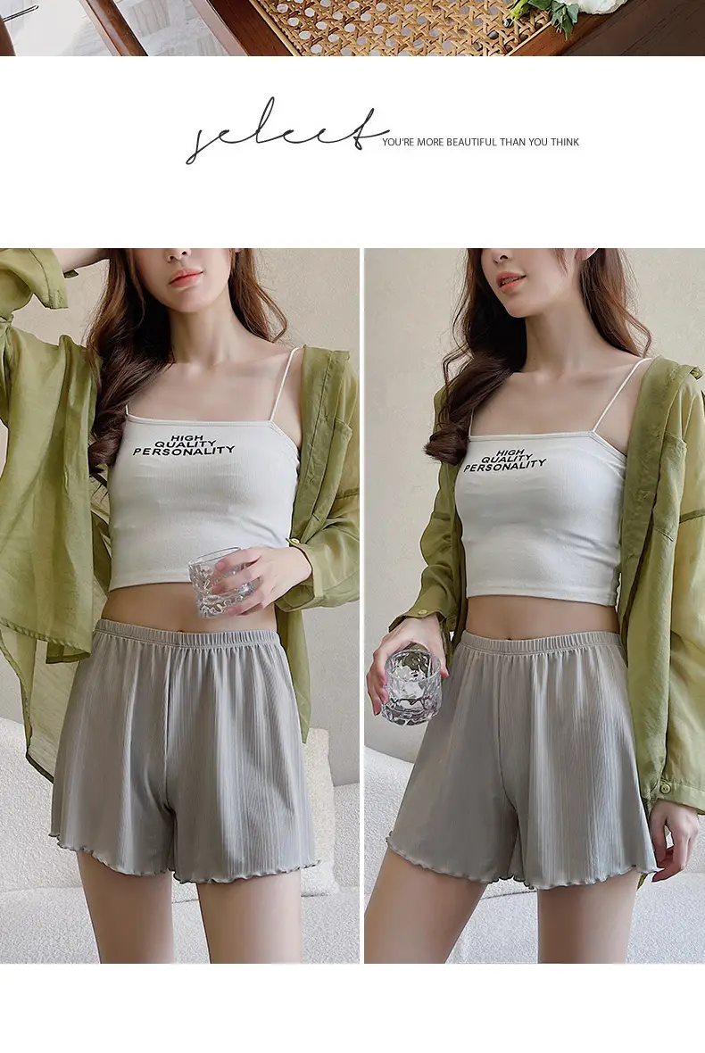 White Lace Shorts Women Summer Non-Curling Loose Fit — feature 20