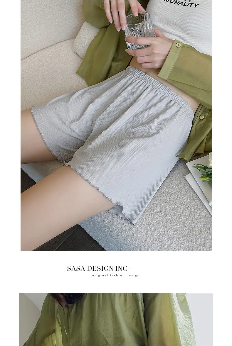 White Lace Shorts Women Summer Non-Curling Loose Fit — feature 21