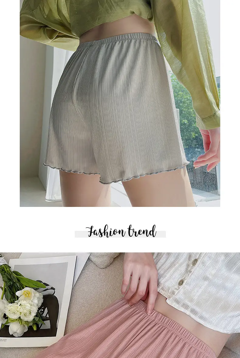 White Lace Shorts Women Summer Non-Curling Loose Fit — feature 22