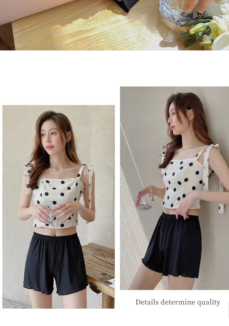 White Lace Shorts Women Summer Non-Curling Loose Fit — feature 25