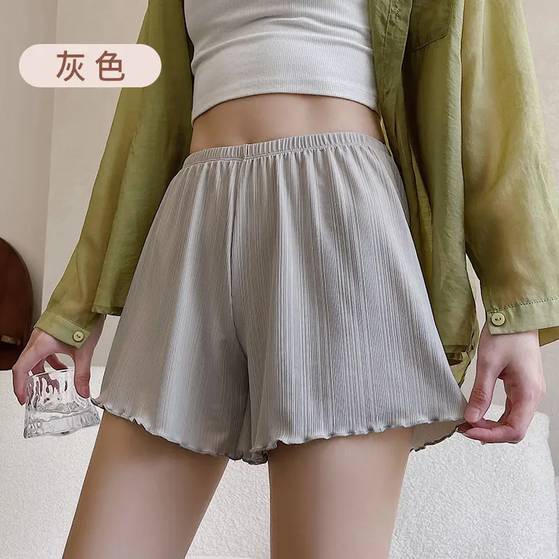 White Lace Shorts Women Summer Non-Curling Loose Fit - Image 5