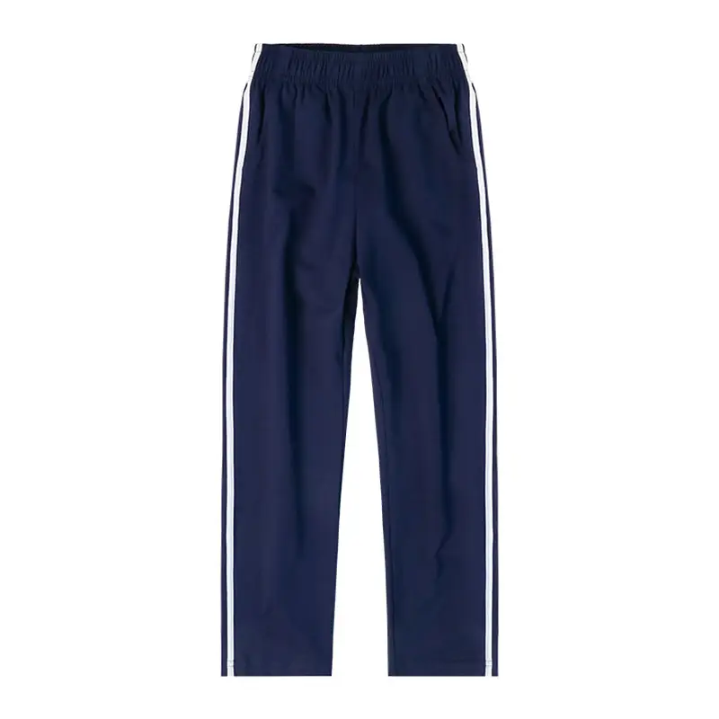 Children's Dark Blue Sports Pants Two Bar for Boys Girls - Image 8