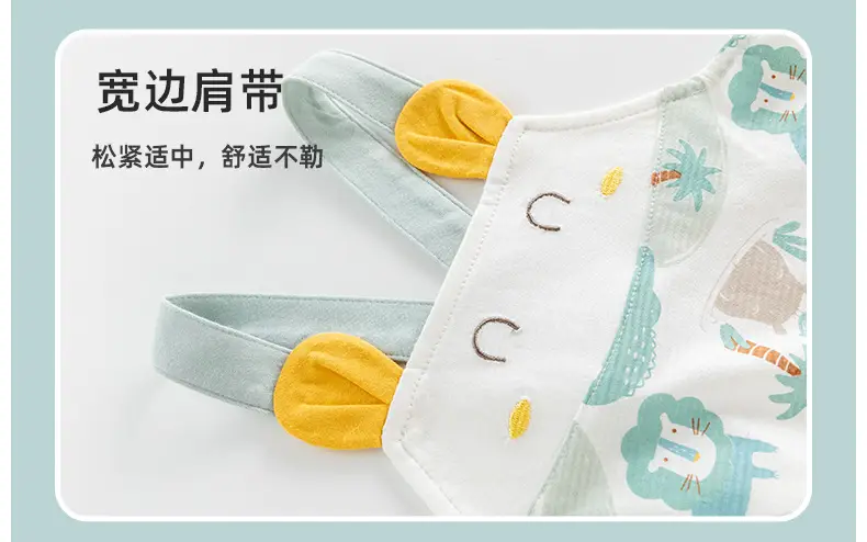 Baby Dinosaur Two-Piece Set Cotton Summer Outgoing Strap Suit — feature 21