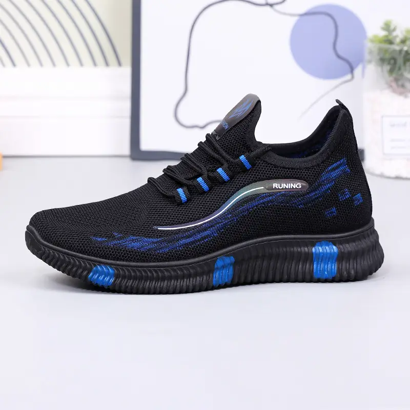 Autumn and winter plus velvet new flying weaving women's shoes walking lightweight soft bottom sports shoes all-match casual shoes cotton shoes - Image 7