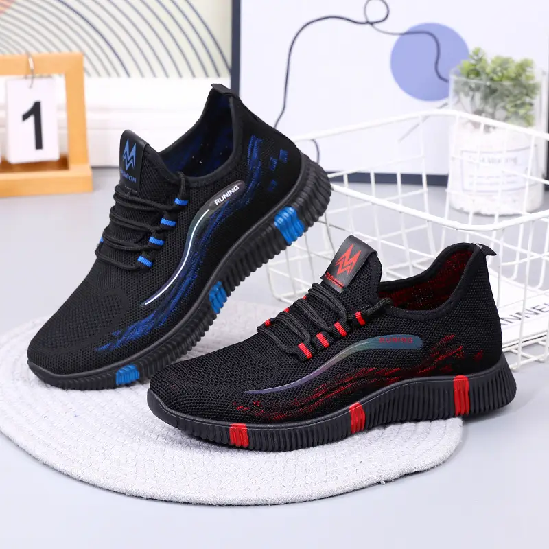 Autumn and winter plus velvet new flying weaving women's shoes walking lightweight soft bottom sports shoes all-match casual shoes cotton shoes - Image 8