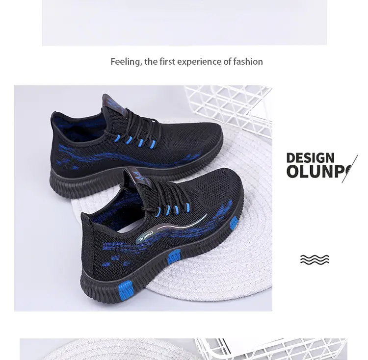 Autumn and winter plus velvet new flying weaving women's shoes walking lightweight soft bottom sports shoes all-match casual shoes cotton shoes — feature 13