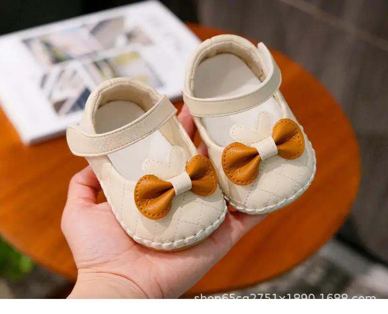 Baby Shoes Pink Bow Toddler Anti-Fall Sandals 0-1Y — feature 3