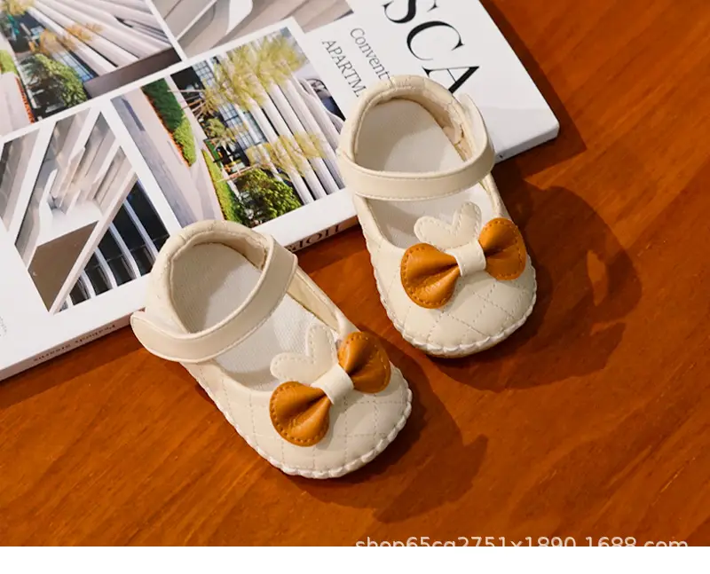 Baby Shoes Pink Bow Toddler Anti-Fall Sandals 0-1Y — feature 5