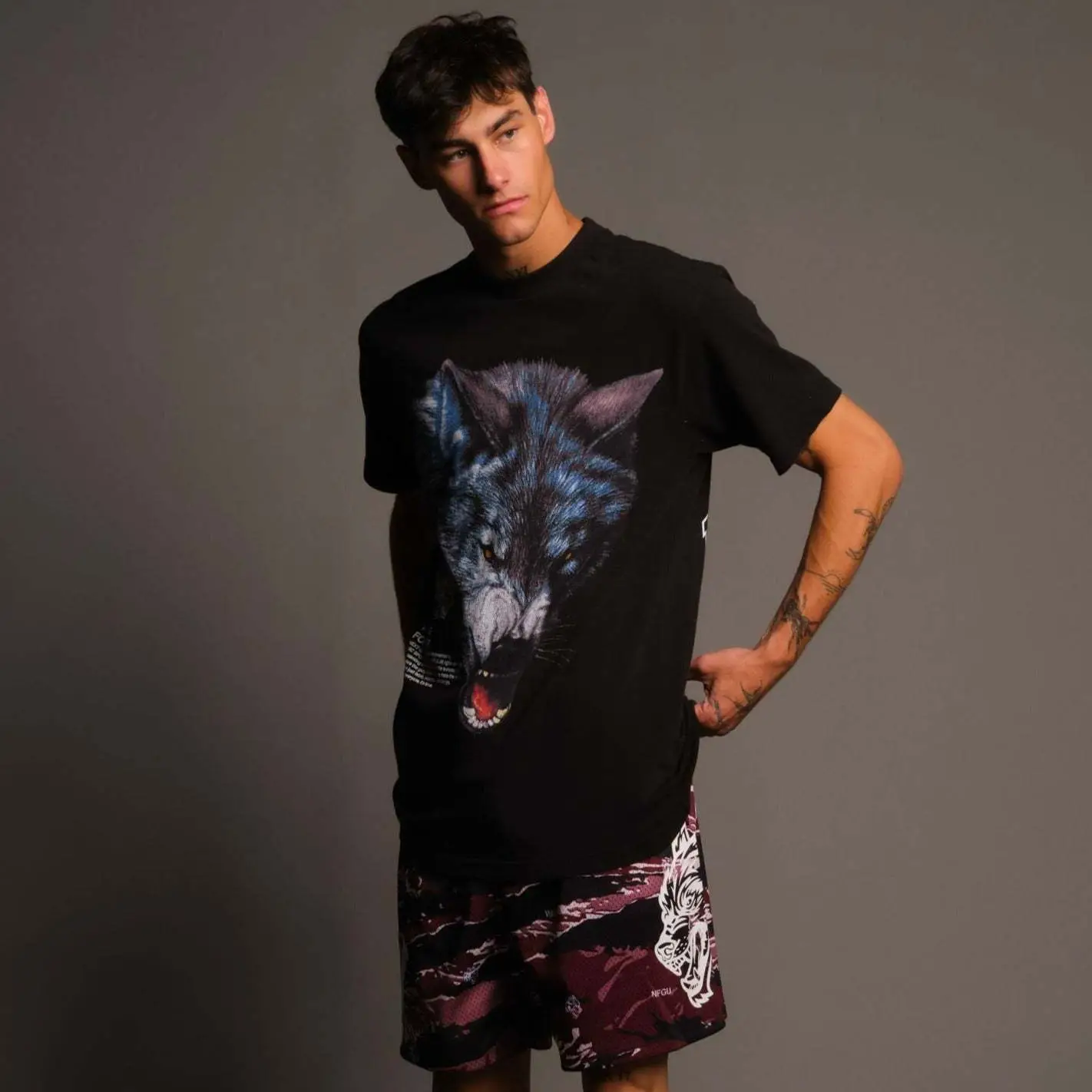 Men Camo Printed Drawstring Shorts 2023 - Image 7