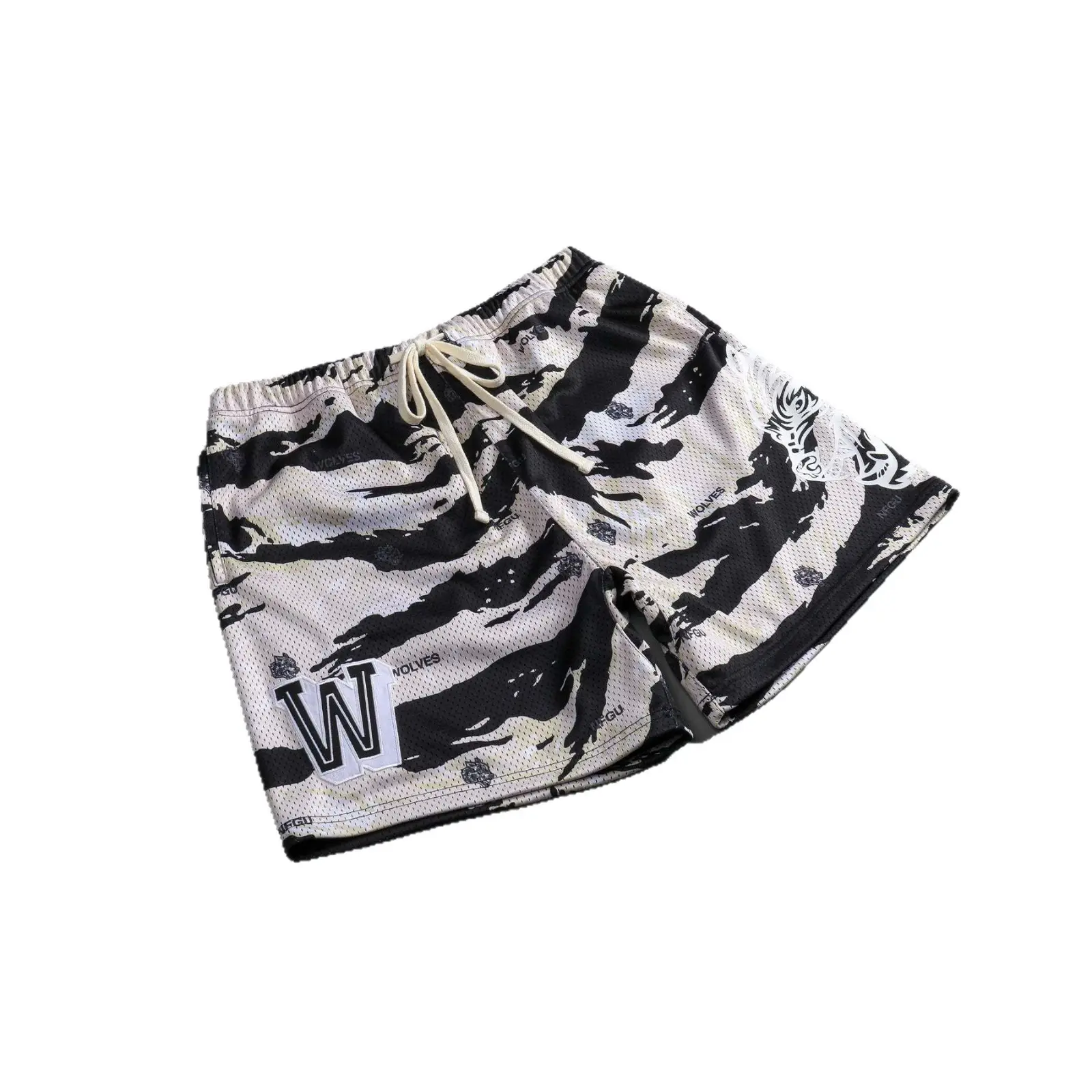 Men Camo Printed Drawstring Shorts 2023 - Image 8