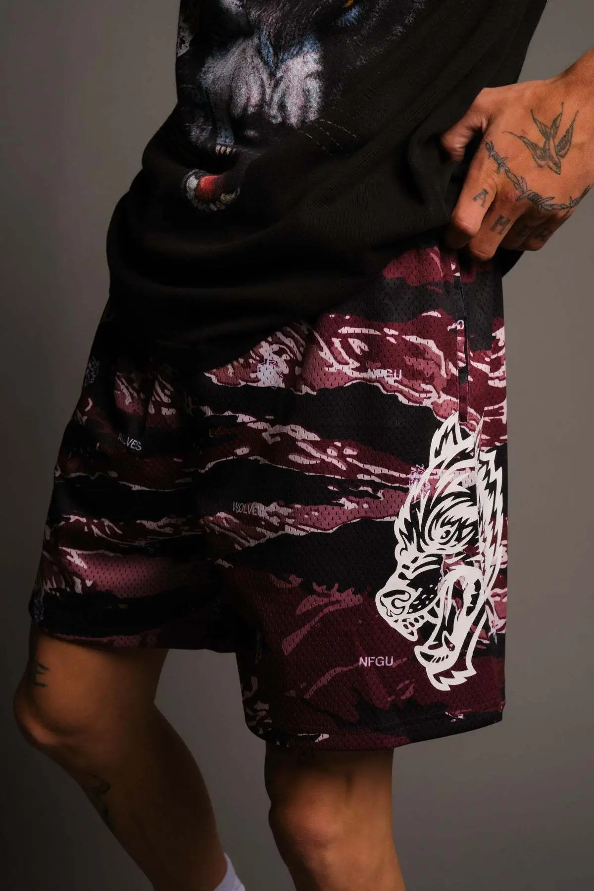 Men Camo Printed Drawstring Shorts 2023 — feature 30