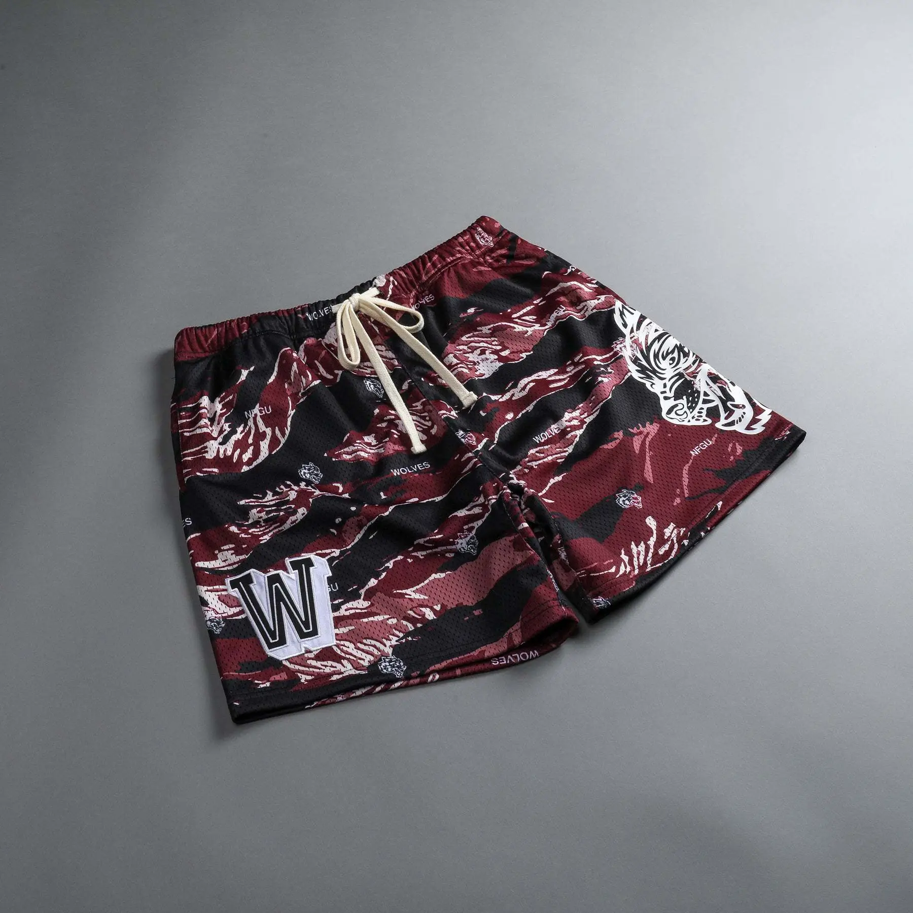 Men Camo Printed Drawstring Shorts 2023 — feature 32