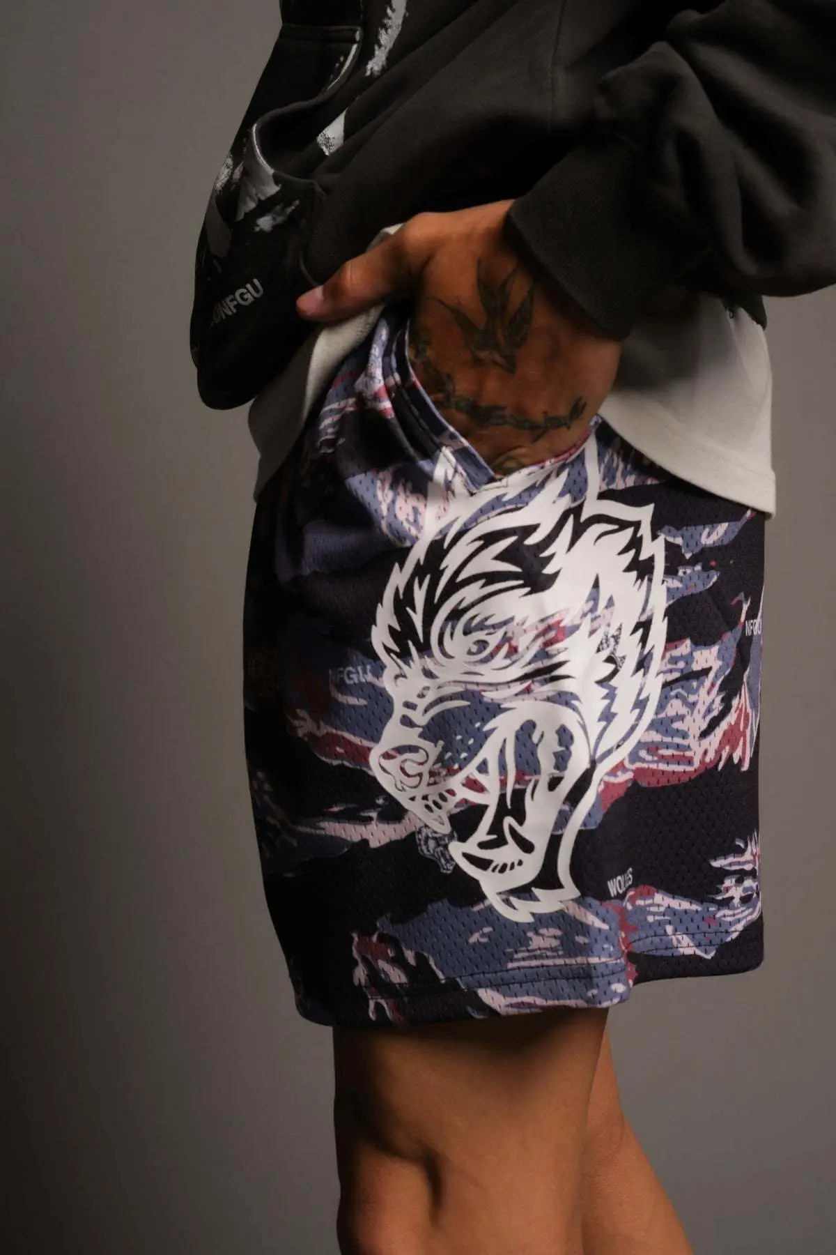 Men Camo Printed Drawstring Shorts 2023 — feature 34
