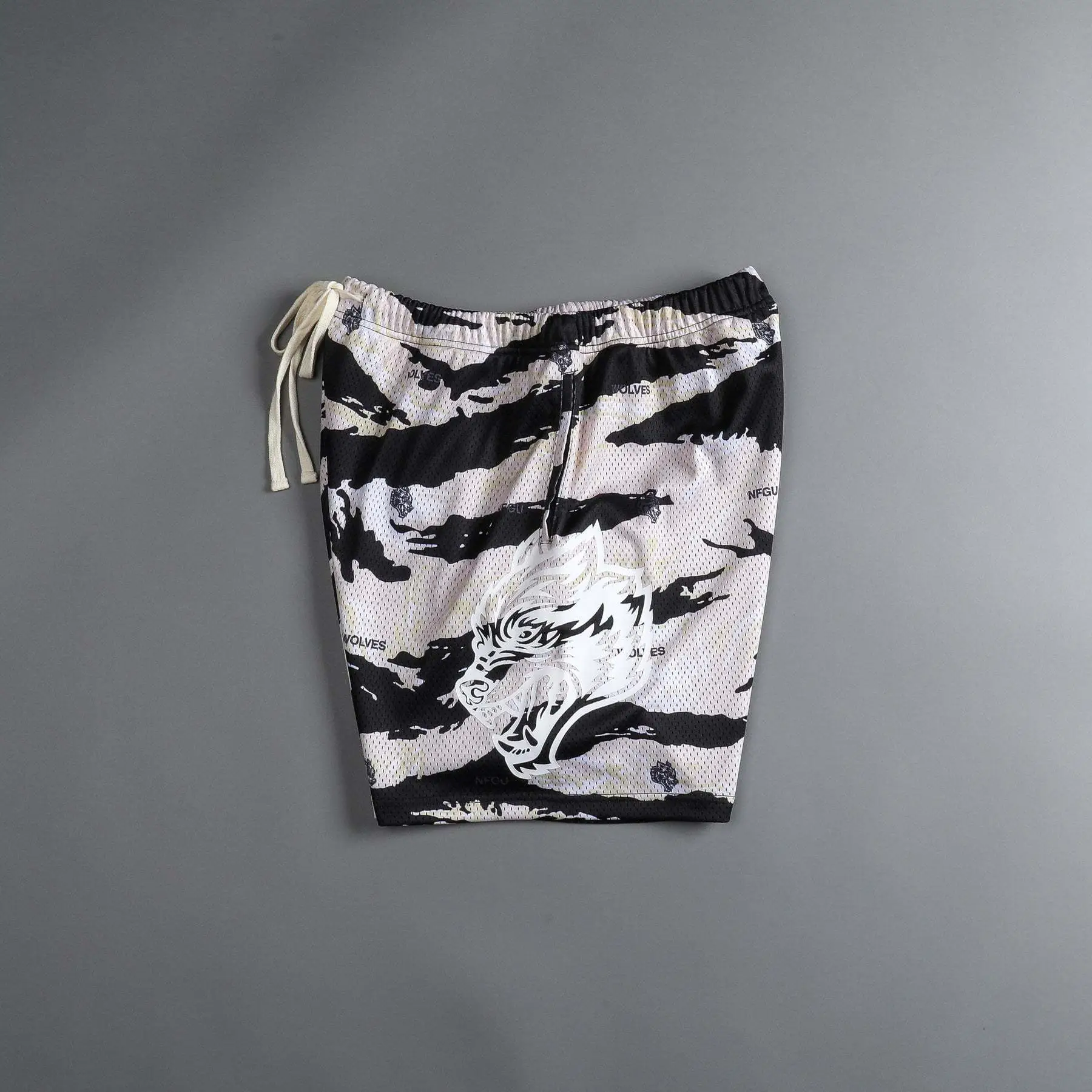 Men Camo Printed Drawstring Shorts 2023 — feature 38